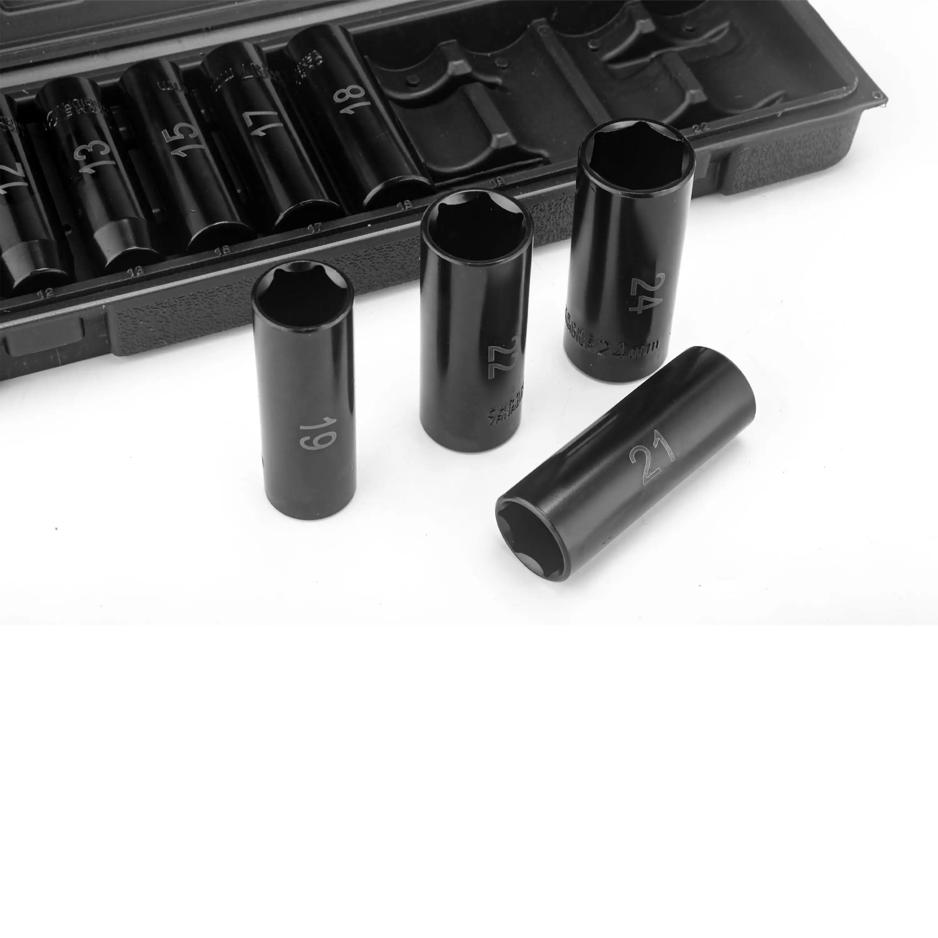 11-Piece 1/2" Drive Deep 6-Point Impact Metric Socket Set