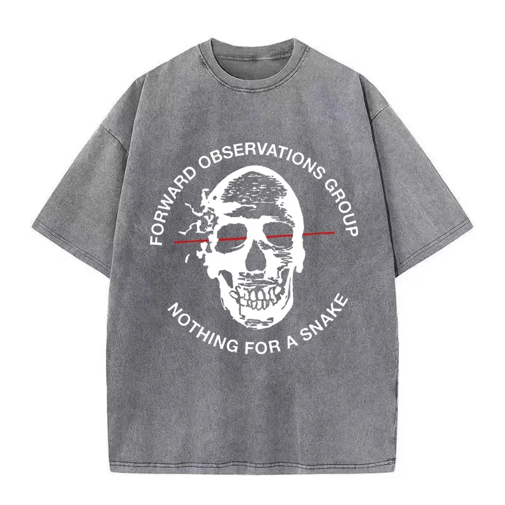 

Fashion Street Washed T-shirt Skull Printed Summer 2026 T Shirt Graphic Tshirt Men's Hip Hop Vintage Oversized Tees Tops