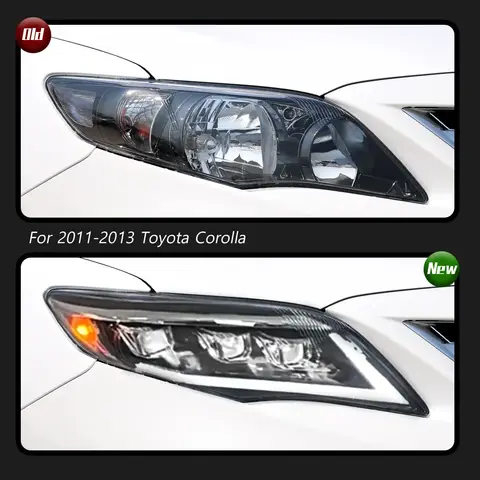 Auto Accessories Car For Toyota Corolla 2011-2013 Headlight Upgrade Modified to New DRL Dynamic Turn Signal LED Headlight