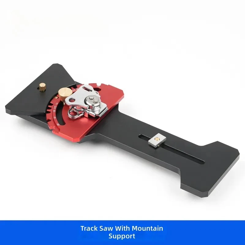 Track Saw Guide Rail Aluminum Alloy CNC Block 90 Degree Bevel Angle Backer for Electric Circular Saw Compatible with Festo
