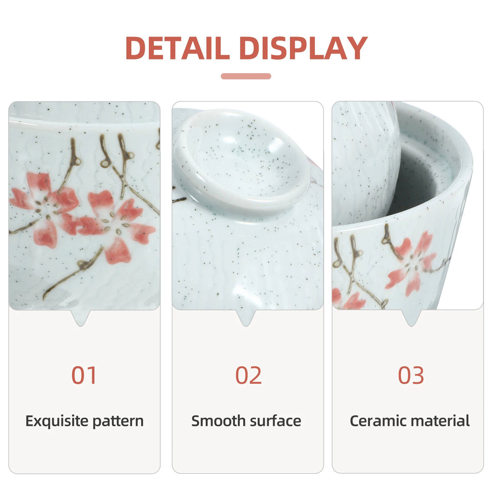 

1Set Exquisite Ceramic Stewing Bowl with Lid Soup Pot for Egg Soup Dessert Kitchen Supply Stew Pot with Lid