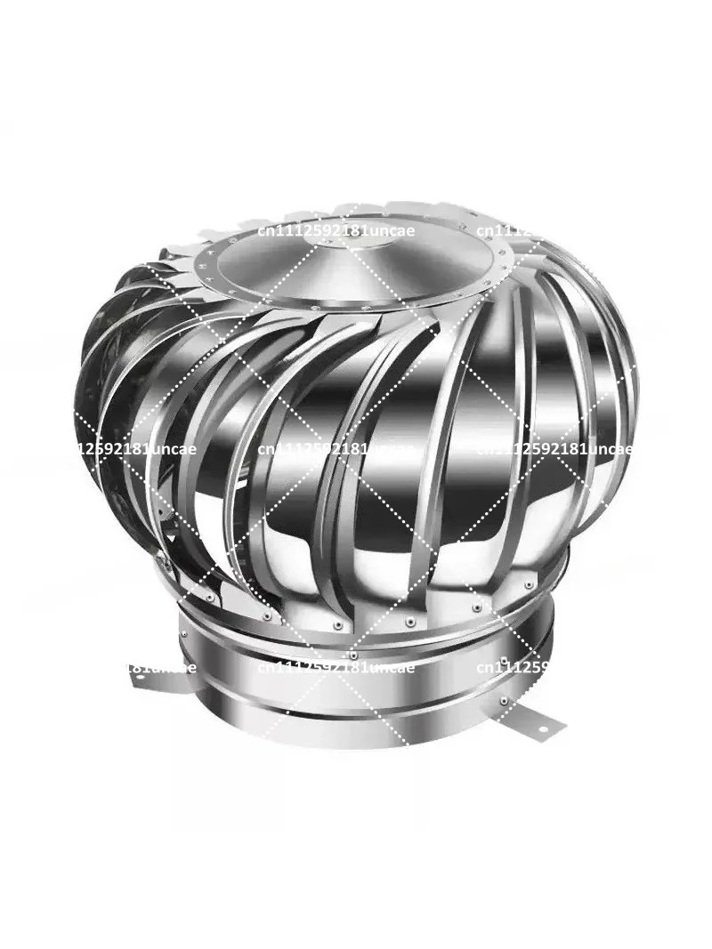 Roof Wind Turbine Vent Cap for House Attic Air Ventilating Fan Rotatable Stainless Steel 110/160/200mm