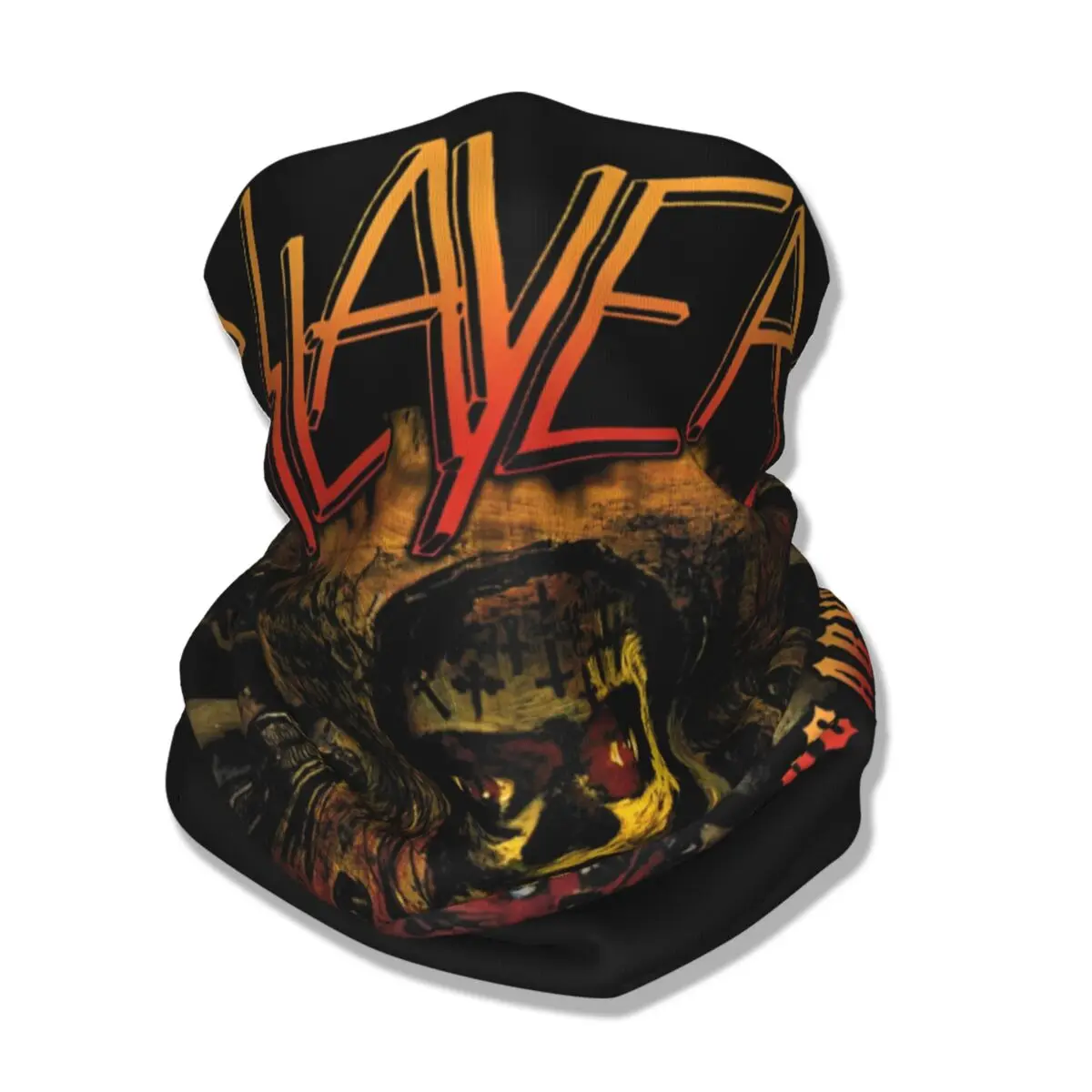 Slayer Band Season In The Abyss Bandana Neck Cover Printed Wrap Scarf Multifunctional Headwear Running Unisex Adult Washable