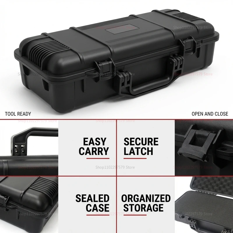 Easy-To-Carry Tool Case High-Strength, Durable, Waterproof, Secure Portable Transport Case To Store And Protect Instruments.