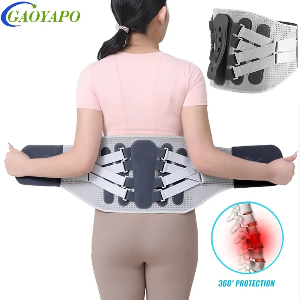 

1PCS Back Brace for Lower Back Pain Relief:Adjustable Support with Ergonomic Lumbar Pad for Men Women,Herniated Disc,Sciatica
