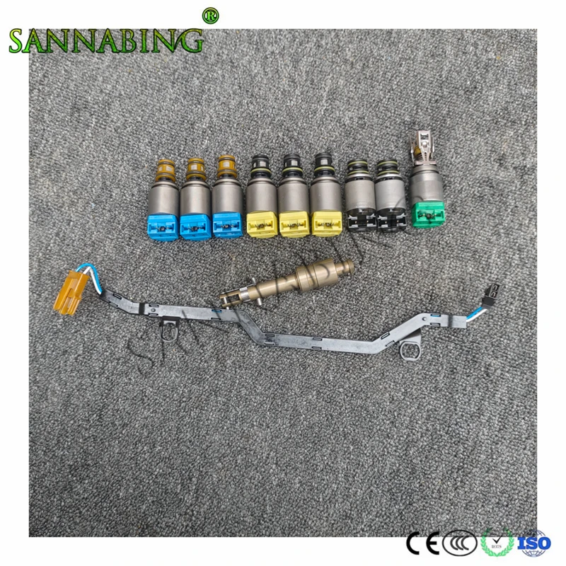 

Original 6HP21 6HP28 ZF6HP21 ZF6HP28 Transmission Solenoids with Harness Kit 1068298047 For BMW Audi Jaguar 11PCS