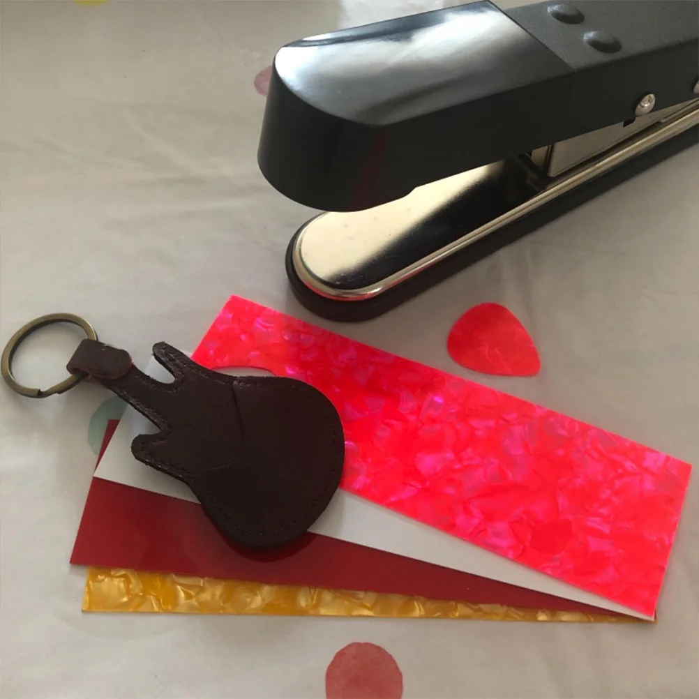 

1 set Pick Punch Tool Diy Guitar Picks Maker From Credit Cards Thin Materials Easy Cut Strong Spring For Guitar Ukulele Bass