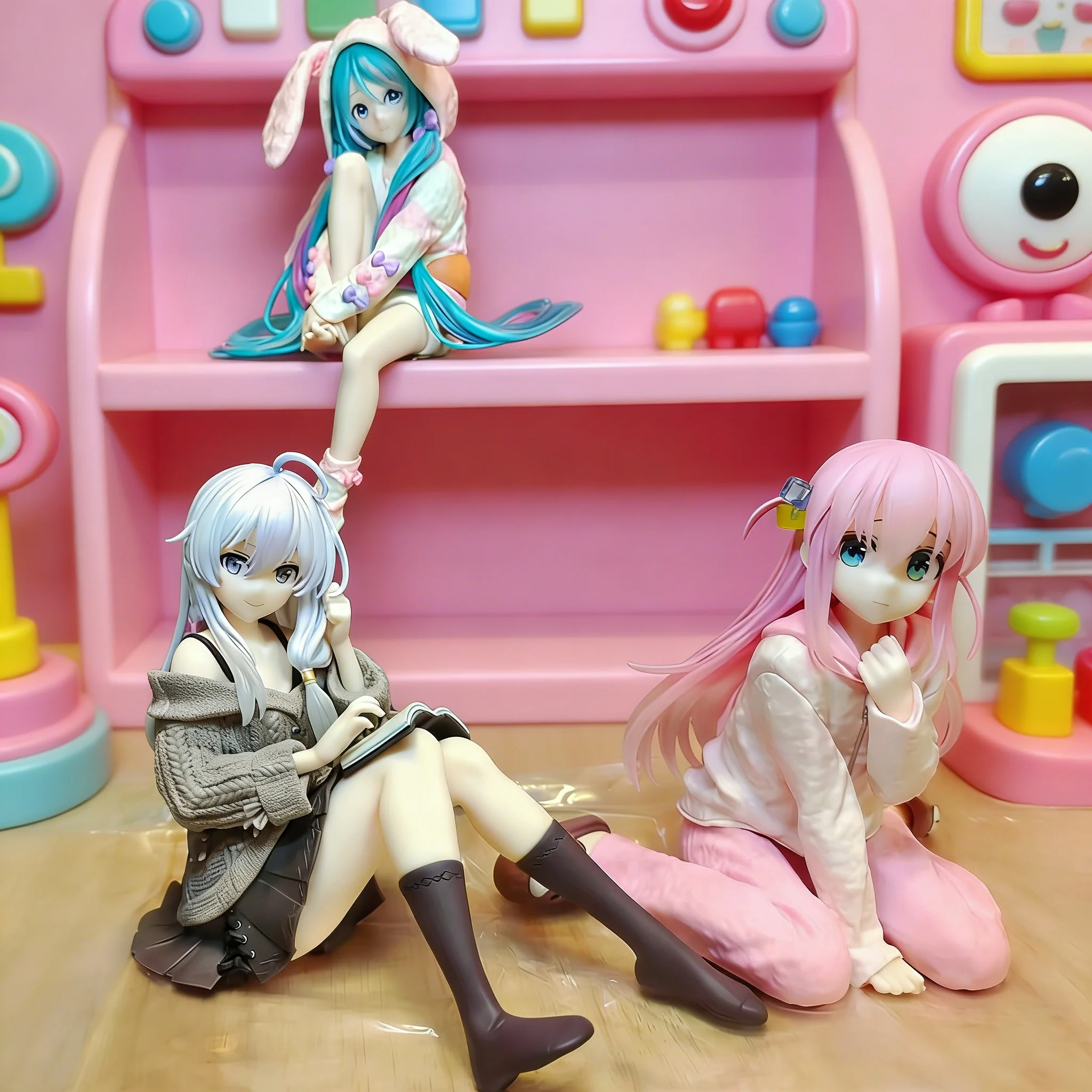 Anime Bocchi The Rock! Muñeca Coreful Versión Animada Gotoh Hitori, Figura de Acción de PVC, Modelo de Ropa Informal, Juguete de Regalo