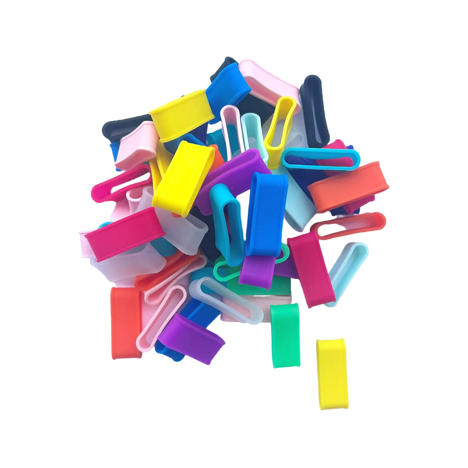 Candy Color Silicone Grip Ring for Tennis Racket Overgrip Sealing Ring Fixed Bands