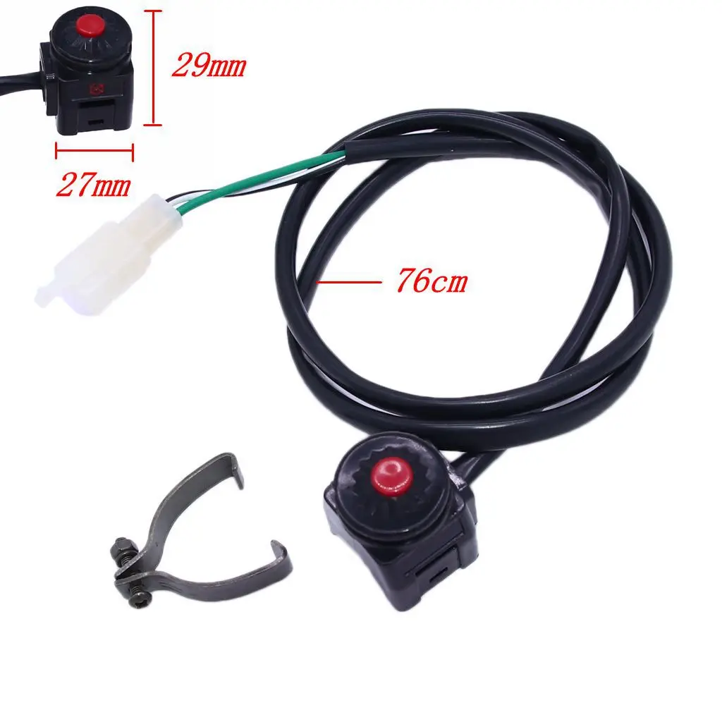 

USERX Universal Motorcycle Clip on flameout switch for ATV motor bike