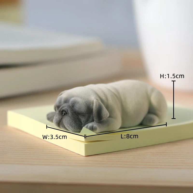 Na stanie JXK Pluszowy piesek w skali 1/6, uroczy zwierzak leczący, model zwierzęcia dla figurek akcji 12-calowych, prezent, dekoracyjna figurka na biurko