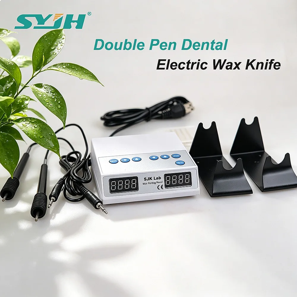 Electric Wax Knife Dentals Lab Ultra-thin Digital Display Double Carving Pen Heat Engraving Machine