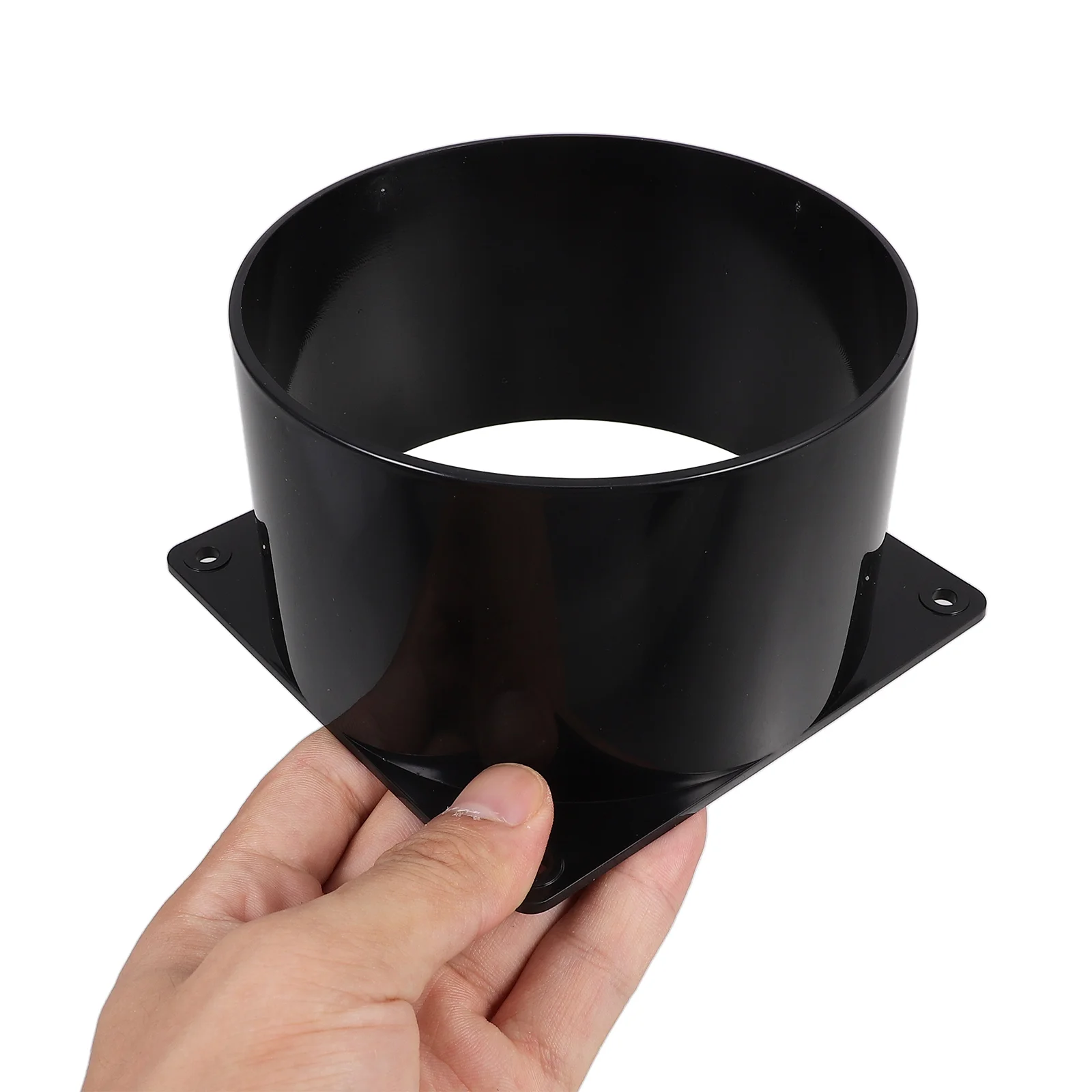 Fresh Air System Connection Port Dust Collection Flange Hanger Hood Pipe Fan Square Hose Adapter Ventilation Abs