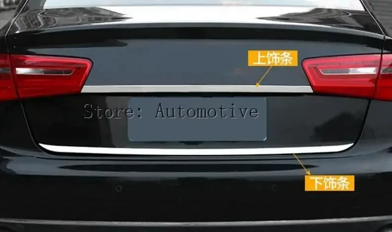 

Для 2016 2017 2018 Audi a4 b9 4drs седан ремонт задние ограждения багажник задний бампер хвостовая коробка хромированная отделка