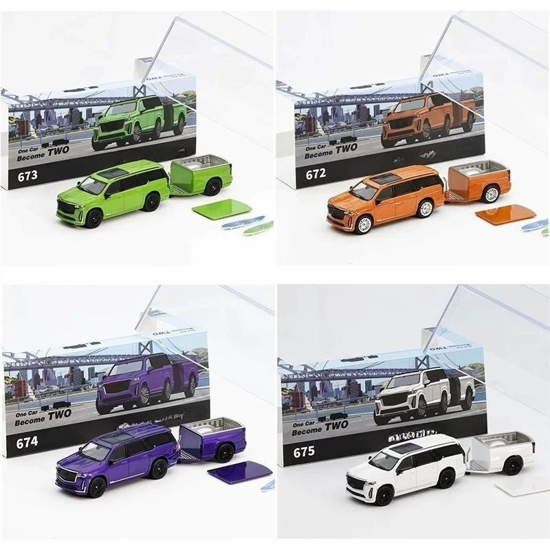 Shadowpro 1:64 Simulated American Large-scale Alloy Die-cast Car Model with Tow Bucket, Collection Ornaments and Gifts, Static