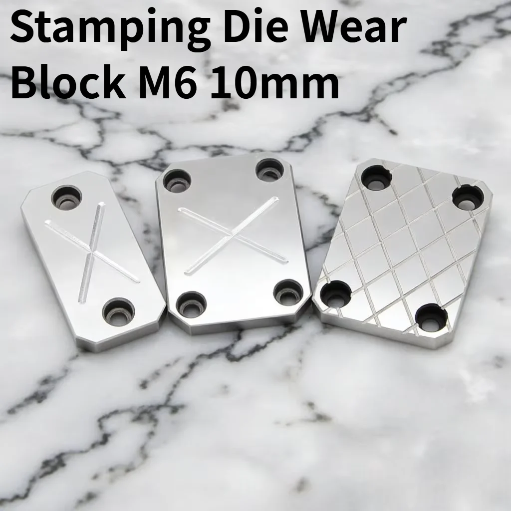 High Precision Wear Block M6 Thickness 10mm Parallel Bearing Plate Stamping Die Mold Accessories Slide Plate Pressing Strip