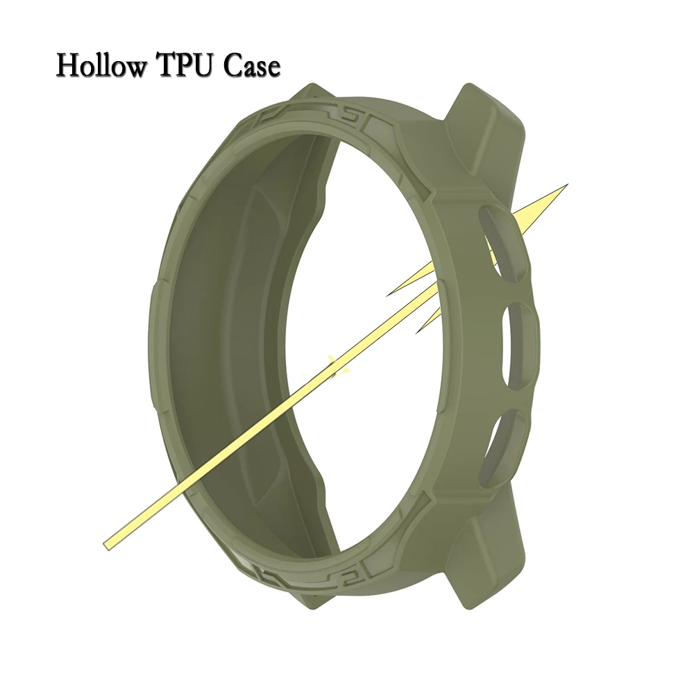 SUUNTO 9 Peak/ 9 Peak Pro용 소프트 TPU 커버 케이스, 할로우 보호대 쉘 커버, 소프트 시계 보호 액세서리