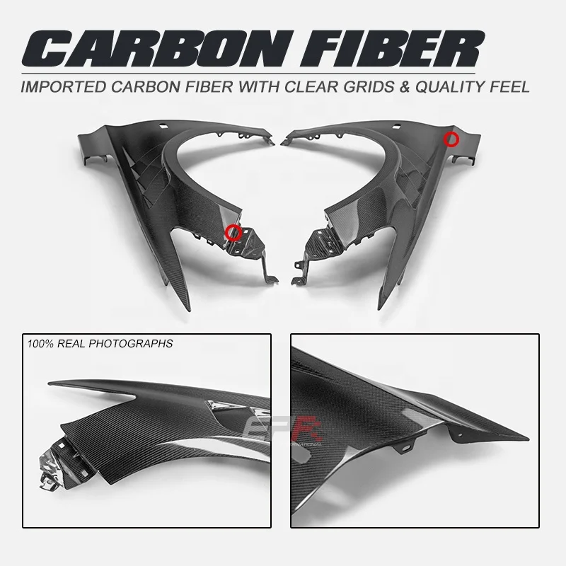 

suitable for New Front Fender for HONDA ACCORD 2017-2022 CV2 Type Carbon Fiber Material