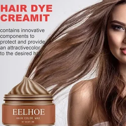 30ml Hair Dye Hair Wax Styling Silver Mud Disposable Cream Men Gel Dye Hair Women Natural Long-lasting Strong Nat H6p2