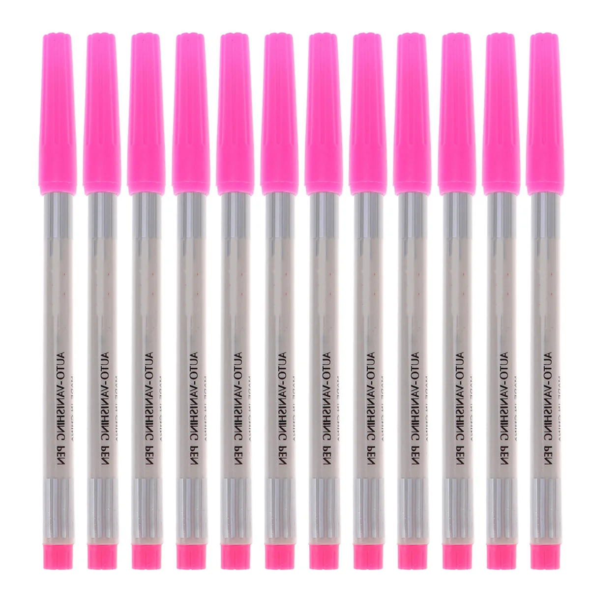 

12 PCS Hydrolyzed Pens Water Soluble Ink Auto Air Erasable Disappearing Fabric Marking Tool Quilting Easy Wash Cold