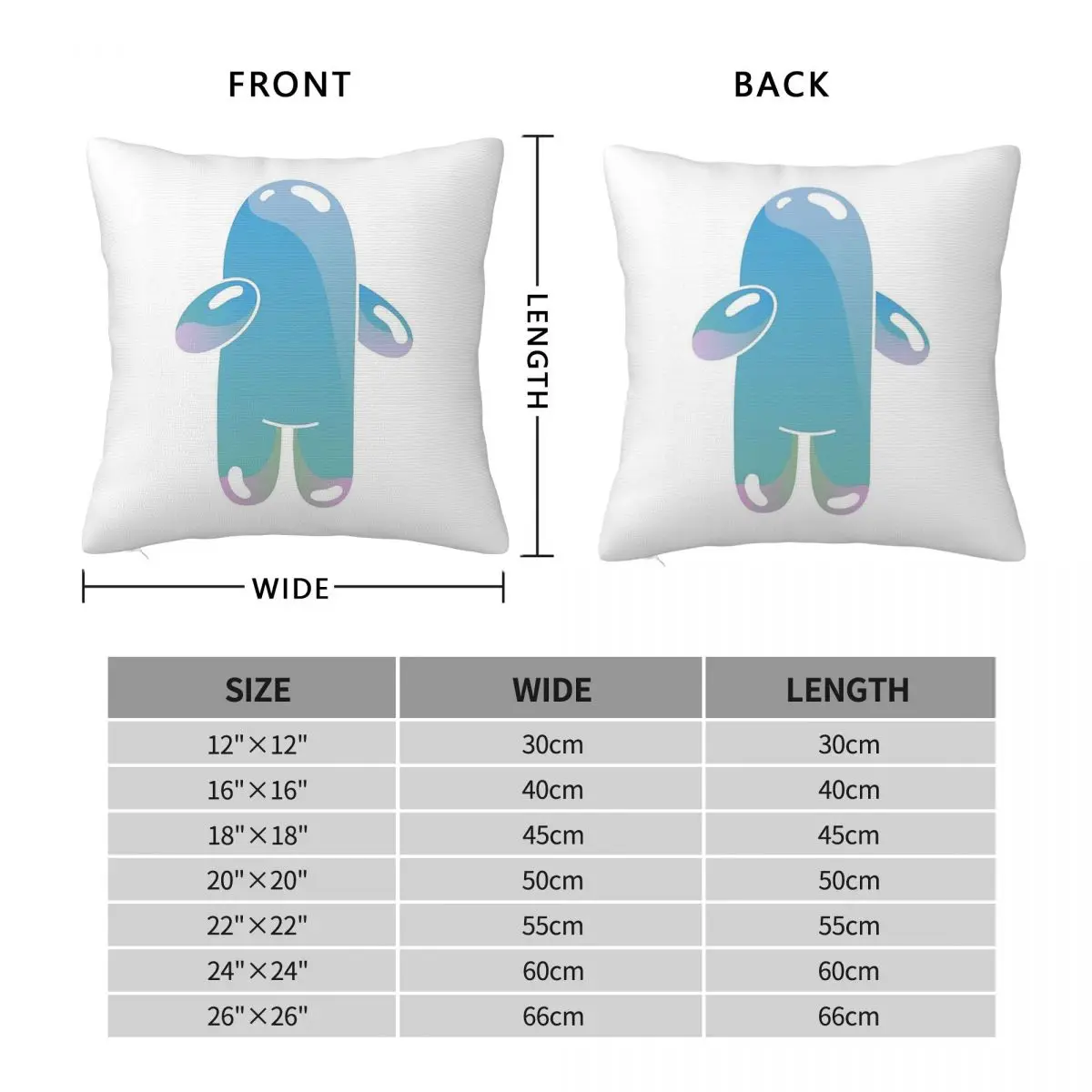 Bubble Buddy Pillowcase Polyester Linen Velvet Printed Zip Decorative Throw Pillow Case Car Cushion Cover