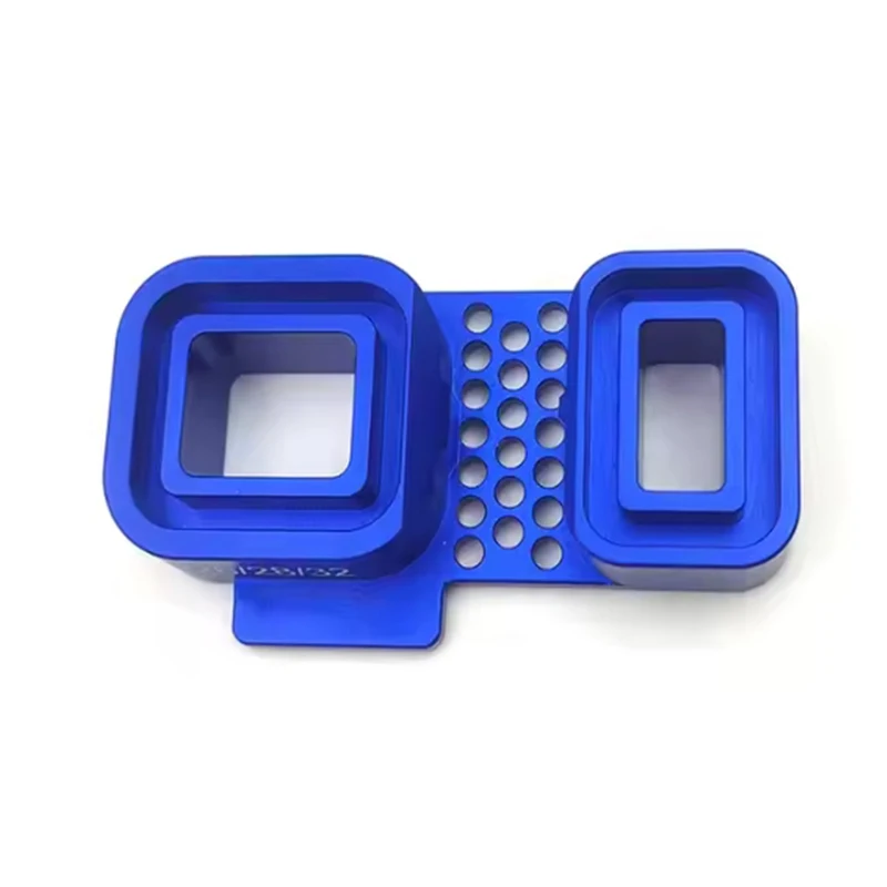 

CNC Service Custom CNC Machining Milling Blue Anodized Aluminum Mounting Block Parts