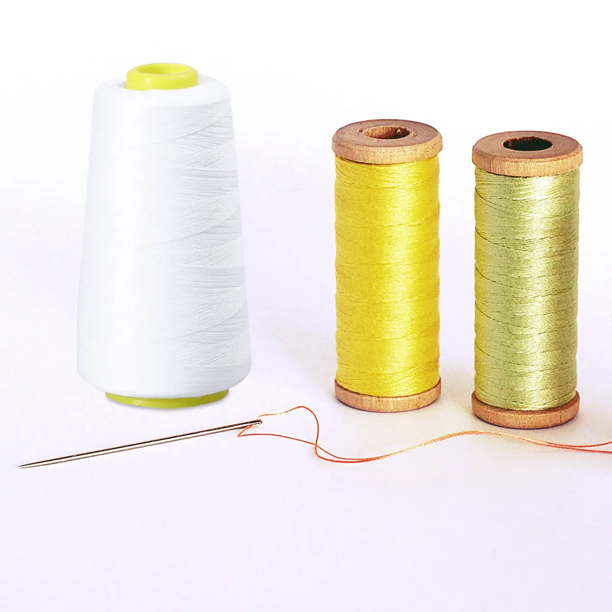 

3000 Yards Polyester Sewing Thread Spools Cone High Strength Low Lint for Quilting Upholstery Drapery Overlock Sewing Thread