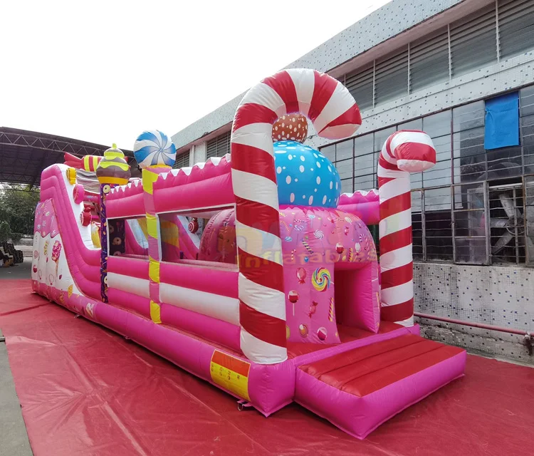

Candy Party New Design Bouncing Castle Inflatable Jumping Castle Bouncy Castle Inflatable Obstacle Course