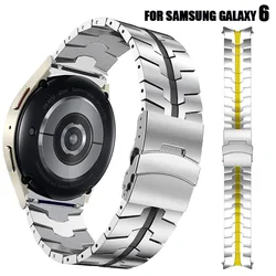 Stainless Steel Strap For Samsung Watch 6 Classic 47mm 46mm 43mm 42 Watch 4/5/6 44mm 40mm Metal band for Galaxy Watch 5 Pro 45mm