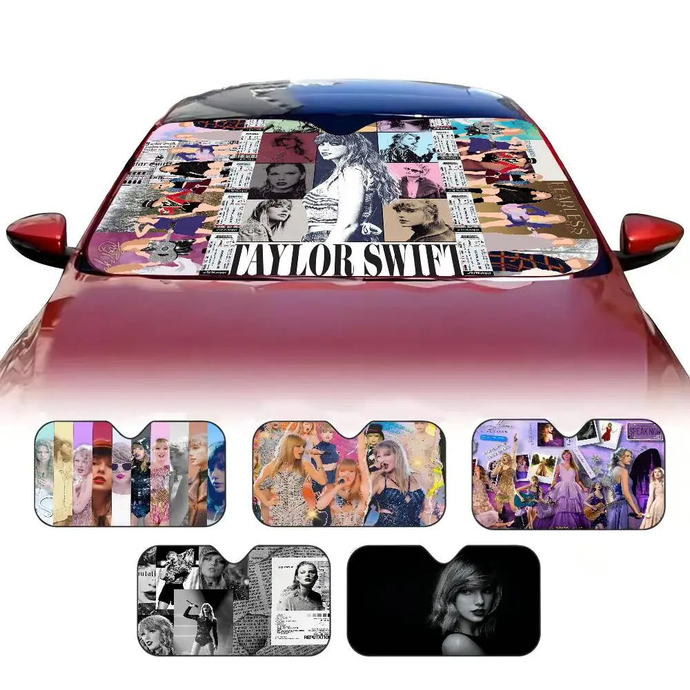 Classic Singer Taylor Swift Car Sun Shade Front Window Sunshade for Most Sedans SUV Blocks Max Uv Rays Keep Your Vehicle Cool