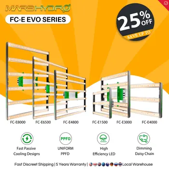 Mars Hydro Smart FC-E 3000 4800 6500 8000 Led Coltiva la luce Dimmerabile Barra luminosa a spettro completo per piante idroponiche da interno