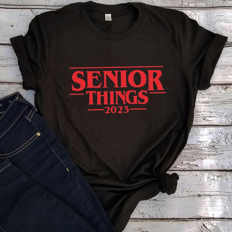 

Senior 2023 Shirts Funny Graduation Shirt Senior 2023 Vintage Clothes Gothic Funny Graduation Gift Class of 2023 Tee