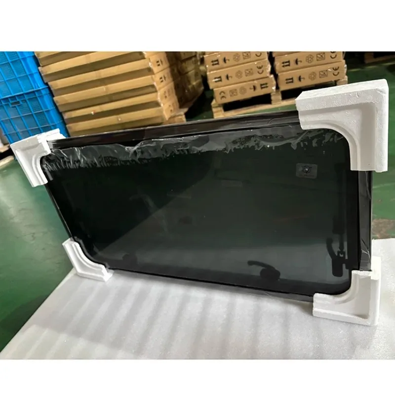 New Arrival 1200x700mm RV Round Corner Window With Anti-UV Glass For Motorhome Upgrade