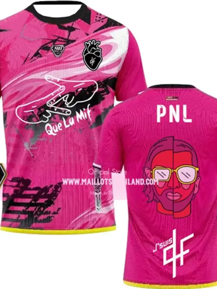 صيف جديد مايوه تايلاند 90 دقيقة MM9 مايوه PNL تي شيرت الأطفال الكبار بلوزات مستديرة العنق فضفاضة تنفس الرجال النساء تي شيرت رياضي #5