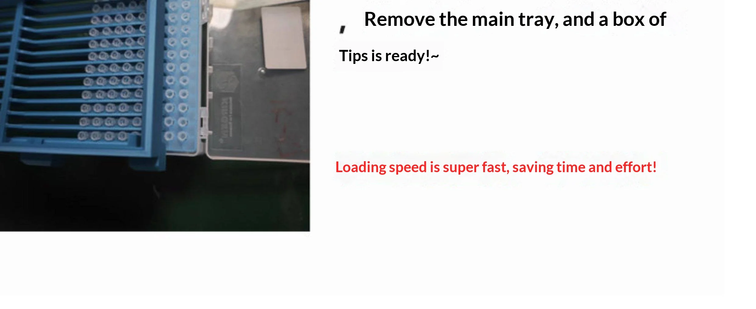 Lab Pipette Tip Loader - Quick Installation Tool for Pipette Tips Box Filling