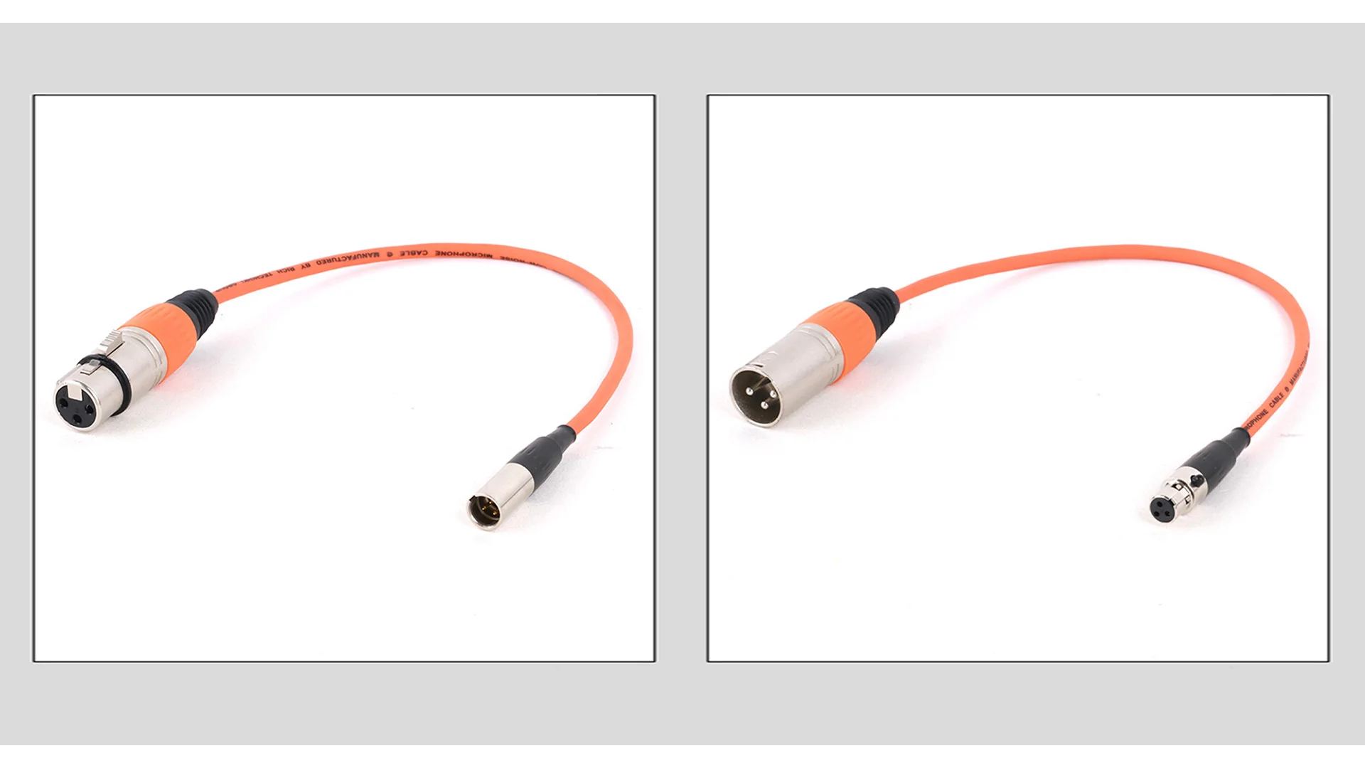 GuerGuo Mini XLR Audio Kabel Mini XLR 3Pin Stecker/Buchse auf 3PIN XLR Buchse/Stecker für Kopfhörer Carmera Konverter – Detail 3