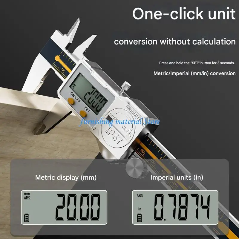 Y5GD Digital Caliper 150mm Electronic Vernier Caliper Micrometers Digital Rulers