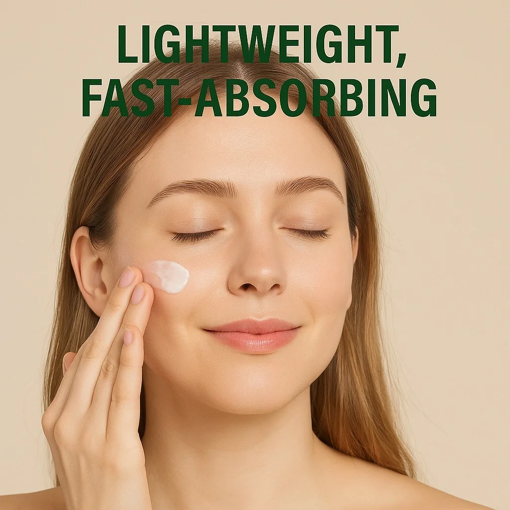Mighty Bamboo Panthenol Cream Soothing Moisturizer for Sensitive Skin Repair & Hydration Face Body Care