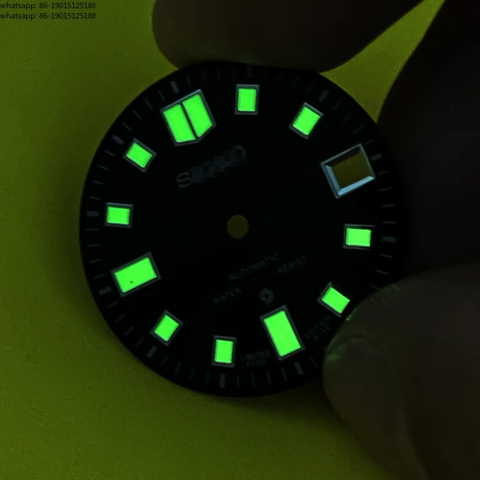 2026 New 6105 dial for NH35A movement diving watch modified C3 luminous trend