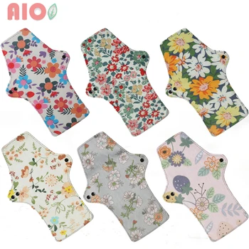 AIO 1Pcs באיכות גבוהה לשימוש חוזר נשים של כרית וסת תקופת כבד זרימת מגבת היגיינה נשימה רחיץ הנשי סניטרי אטמים