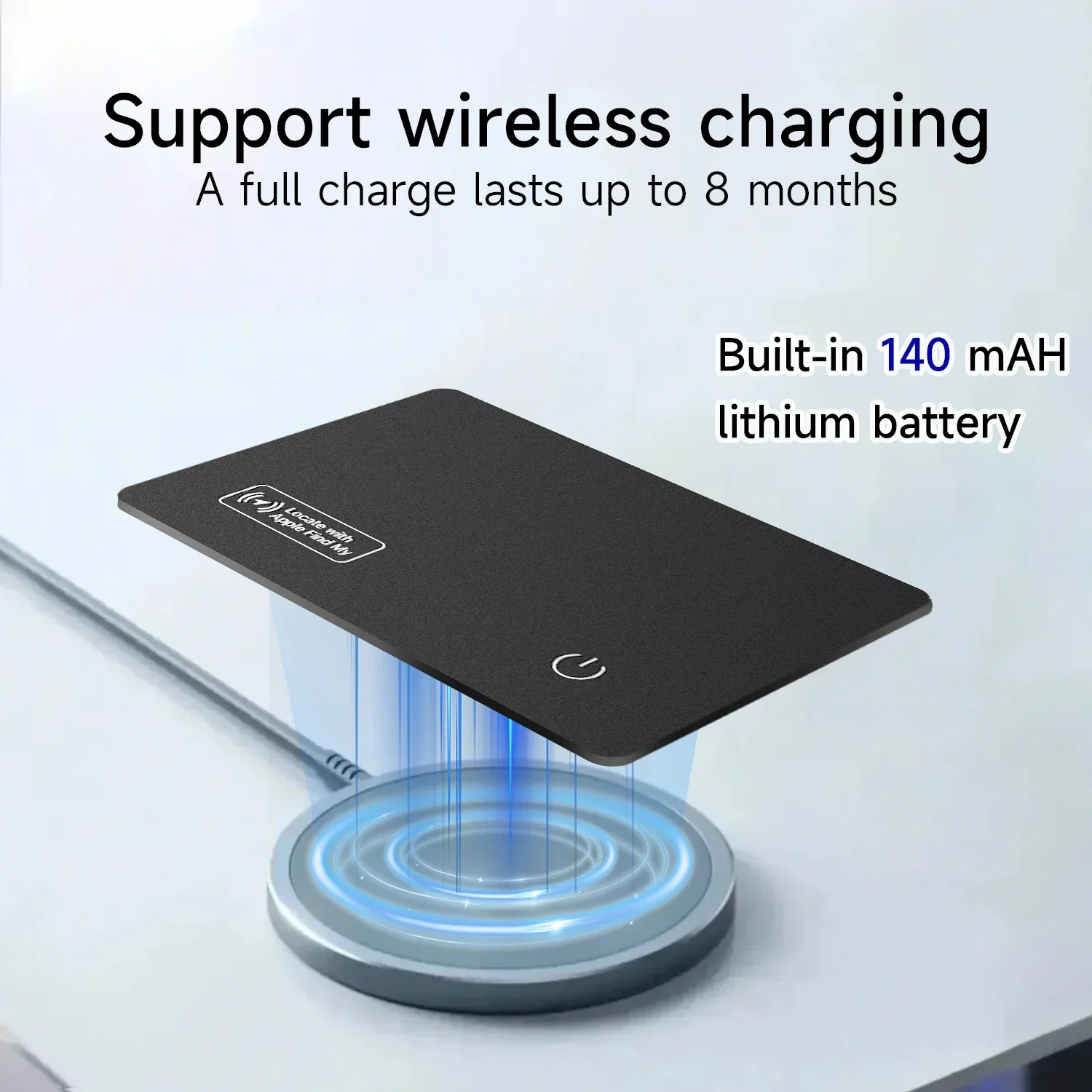 2026 New Bluetooth Tracker Smart Finder for Apple Find My iPhone Card Wallet Tracker Keys Finder (iOS Only)
