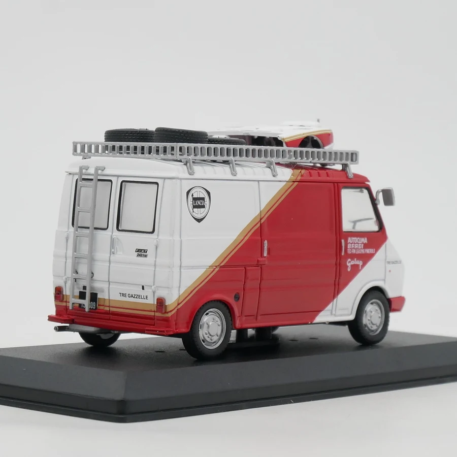 Diecast ixo 1/43 escala fiat 242 fase 1 1984 lancia rally equipe serviço carro liga modelo de carro brinquedo colecionável presente lembrança exibição