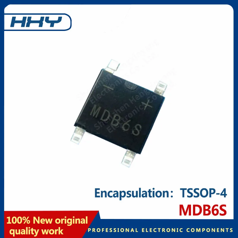 10PCS MDB6S small volume patch bridge stack 1a600v bridge stack package TSOP-4