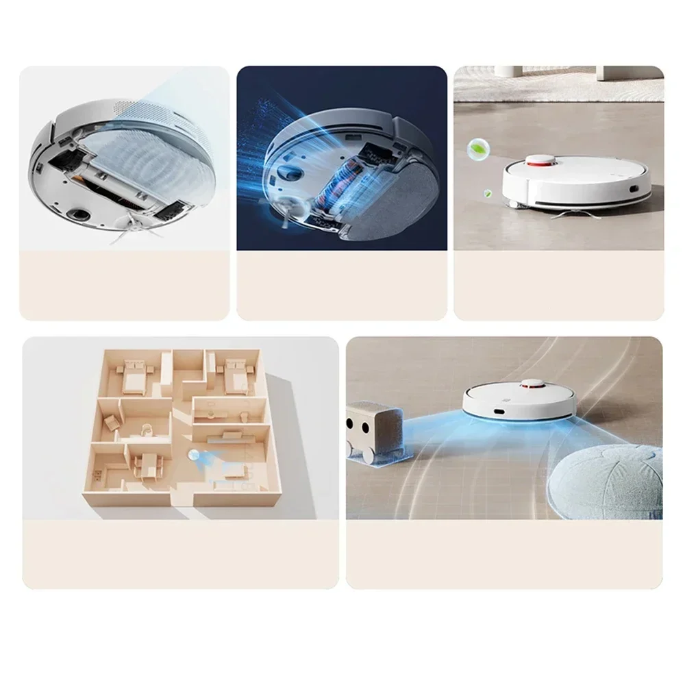 XIAOMI MIJIA MJST1S Robot Vacuum MOP 3 4000Pa Strong Suction 99.9% Antibacterial Mop Wireless Cleaner