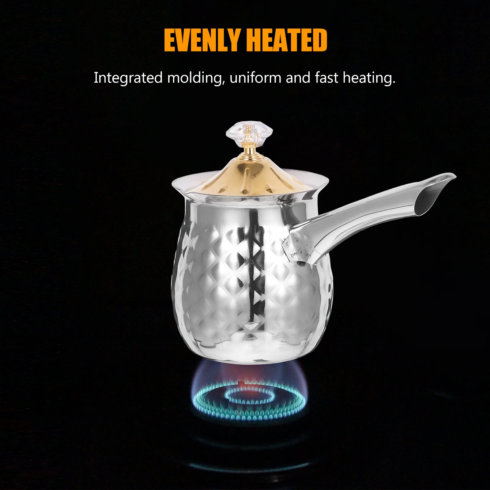 

Stainless Steel Milk Frothing Pitcher Smooth Anti-Rust Surface Coffee Steaming Cup For Latte Art Household Kitchen