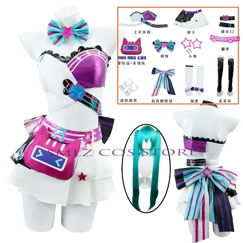 

Anime Vtuber Rabbit Cosplay Game Muse Dash Cosplay Music Parkour Sexy Bunny Jumpsuits Uniform Prop Party Outfit for Women