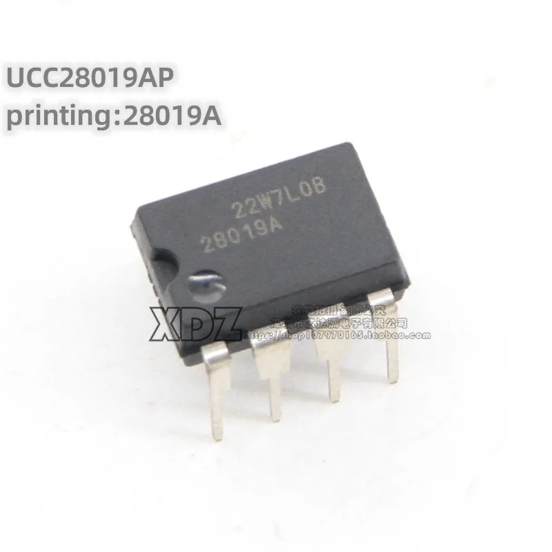 Serigrafia de impressão poder correção controlador Chip, pacote original, Genuine, pacote DIP-8, UCC28019AP UCC28019A, UCC28019A, 5pcs por lote