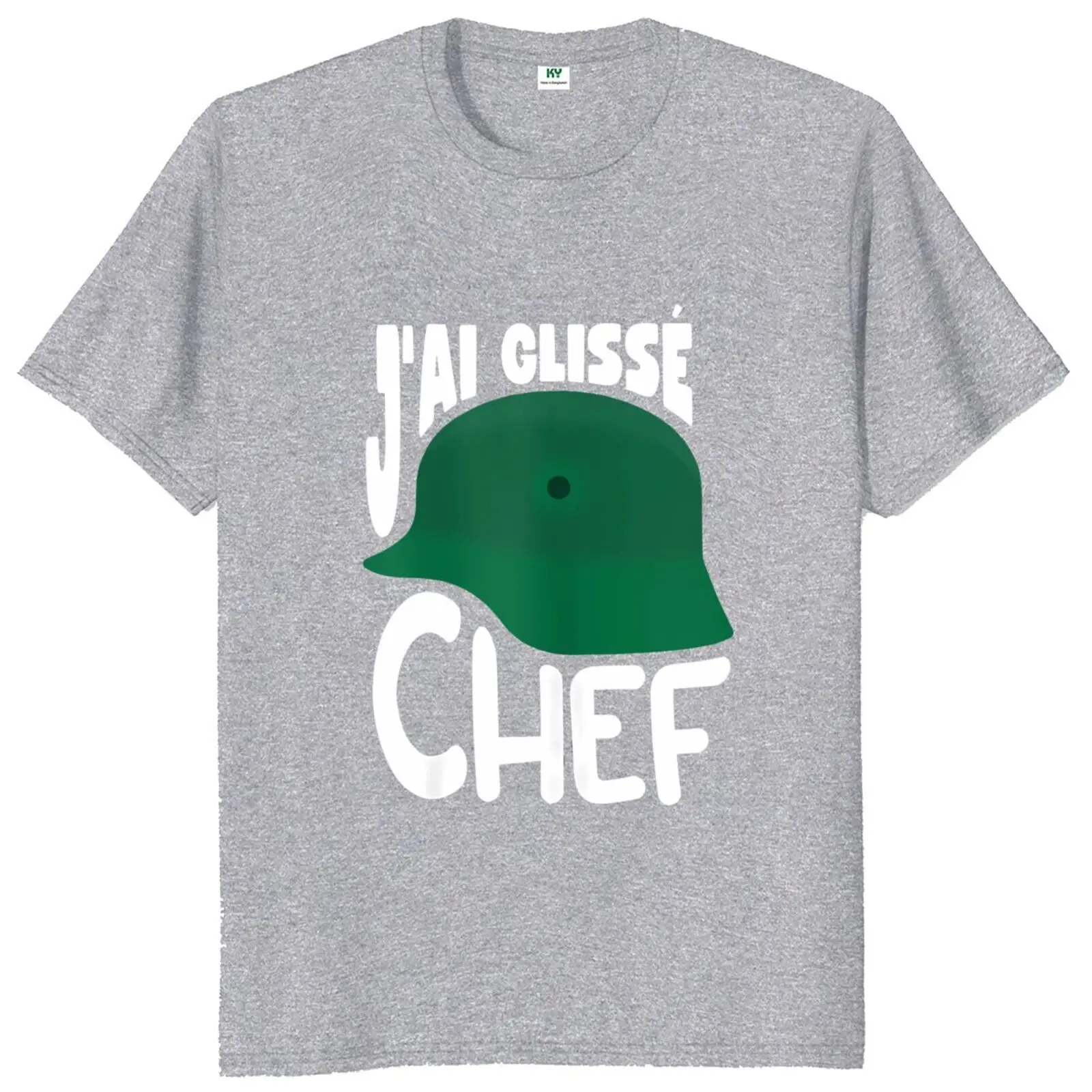 J\'ai Glisse Chef T Shirt Funny French Film Quotes Fans Art Tee Tops  High Quality 100% Cotton Unisex Casual T-shirts EU Size