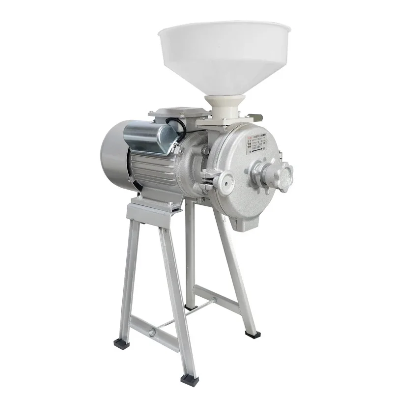 Electric Grinding Machine Powder Grain Spice Corn Crusher Household Commercial Wet and Dry Food Grinder Mill Flour