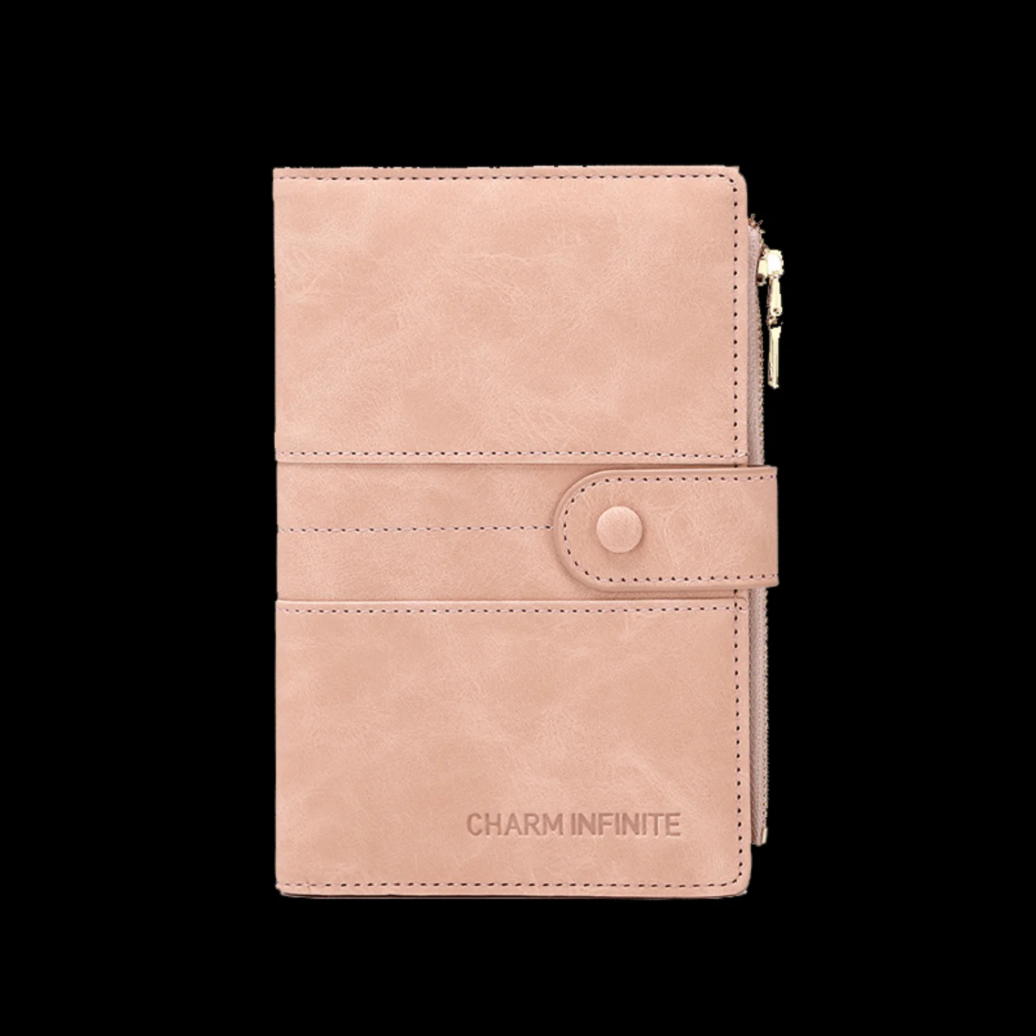 Travel Document Bag Passport Clip Zipper Buckle Multi-functional Organized Holder